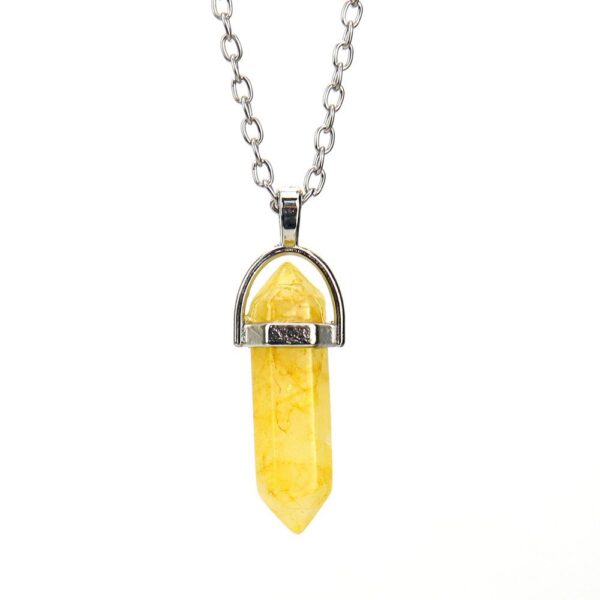 oly-27303ca35de9337cf476fe172253b662 Wholesale Trendy Leaf Pendant Necklace - Handmade Semi-Precious Stone Adjustable Chain Jewelry Accessory
