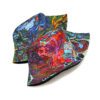 Wholesale Vintage Geometric Doodle Double Sided Bucket Hat Sun Protection Outdoor Hat
