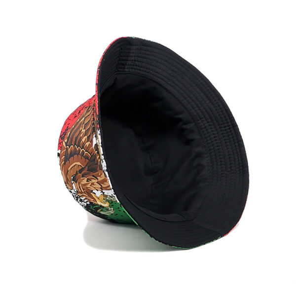 Wholesale Retro Double Sided Eagle Print Fisherman Hat Sun Hat Unisex Fashion Accessory