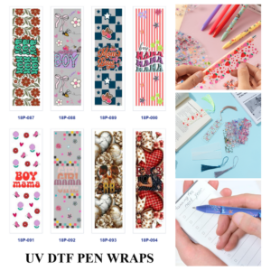 Wholesale 2/8/16pcs UV DTF Stickers Mother’s Day Pastel Typography Floral Stationery Graphics Pen and Bookmark Stickers OLY Exclusive