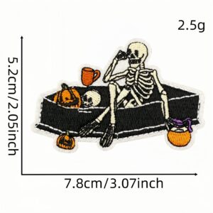 Skull cloth sticker 6 #