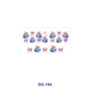 Wholesale 8pcs Sweet Bow Girl 3oz Cup Stickers Wrap OLY Exclusive