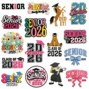 oly-27c07bb73eb5934e55a7e5589f134fca Wholesale Cartoon Graduate Iron On Patch Decorative Badge Applique Boutique Accessory Gift