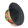 Wholesale Reversible Tie Dye Graffiti Bucket Hat Outdoor Sun Protection Casual Hat