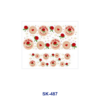 Wholesale 8pcs Maternal Theme Heart Donut Bear Truck Nurse Floral Decor Mini Cup Keychain Sticker