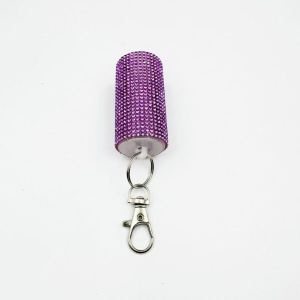 oly-27d6a5d5ea6242e3d48b183f44930b86 Wholesale Rhinestone Perfume Bottle Keychain Decorative Accessory for Wedding Gift