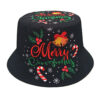 oly-280cbafb8db51da630b721fd634b00ec Wholesale Christmas Pattern Fisherman Hat Sun Protection Foldable Unisex