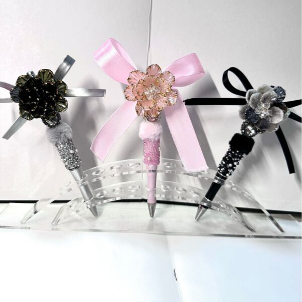 oly-281c133e592fe6b0242c2fa4b58b3b19 Wholesale Floral Bow Beaded Pen and Phone Chain Trendy DIY Jewelry Accessory Gift