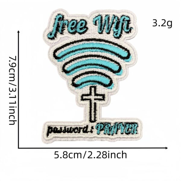 Wholesale Iron On Embroidered Cloth Patch with Cartoon English Quotes DIY Fashion Accessory