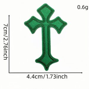 Green cartoon cloth stickers 12 #