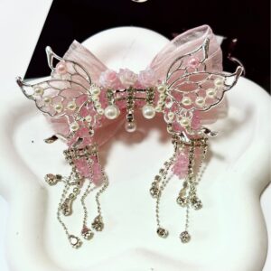 One heavy pink bead