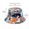 Wholesale 3D Eyes Fisherman Hat Novelty Casual Sun Hat for Outdoor Beach Travel Fashion Accessory