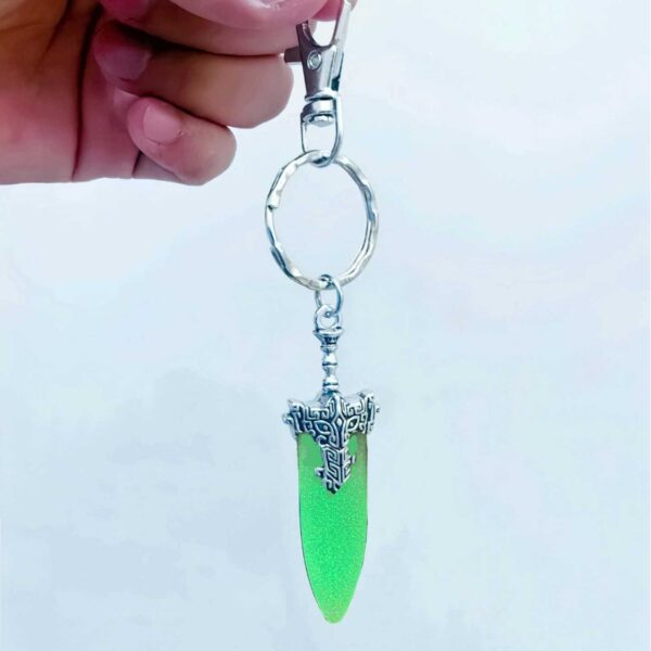 Wholesale Vintage Ethnic Style Sword Keychain Pendant Alloy Jewelry Accessory