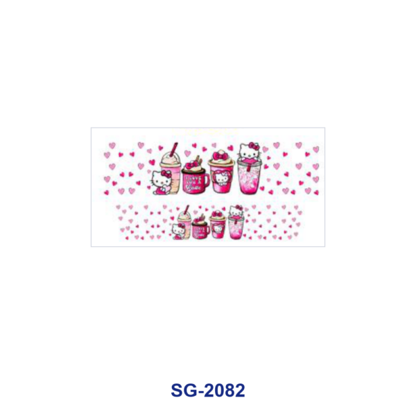 oly-288361cdba74246617b287803f3c7a56 Wholesale 8pcs Mixed Cute Cartoon Character Print 3oz Cup Stickers Wrap OLY Exclusive