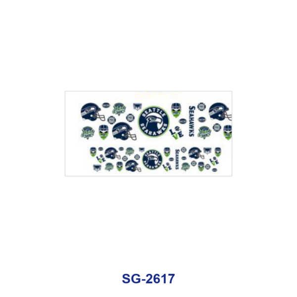 Wholesale 8pcs Ball Team Logo Cartoon Print 3oz Cup Stickers Wrap OLY Exclusive