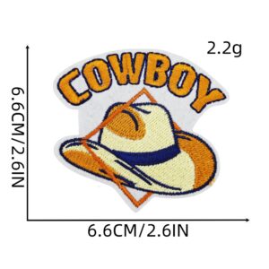 Western denim stickers 6#