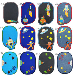 Planet Knee Cloth Stickers (12)