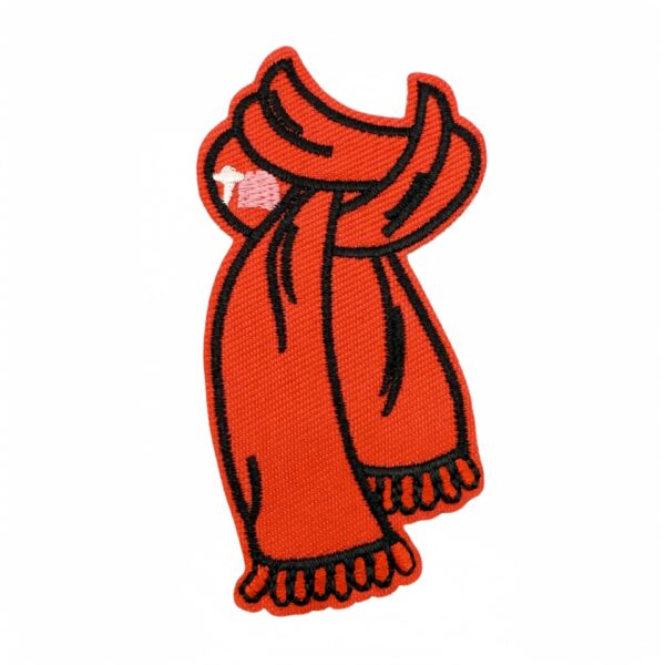 Wholesale Trendy Red Embroidered Cloth Patches Polyester Thread Decorative Sewing Accessories