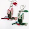 Wholesale Rhinestone Hummingbird Tassel Keychain Fashion Accessory Boutique Resale