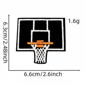 Basketball cloth stickers 16#