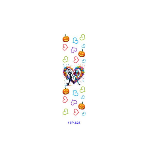 oly-29051defe5bf2b45059f9773d32aeed7 Wholesale 2/8/16pcs Graffiti Superhero Bat Pumpkin Heart Cartoon Series UV DTF Pen and Bookmark Stickers OLY Exclusive