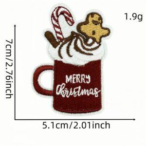 Christmas cloth stickers 11 #
