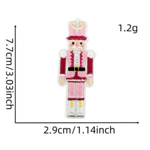 Pink christmas cloth sticker 2#