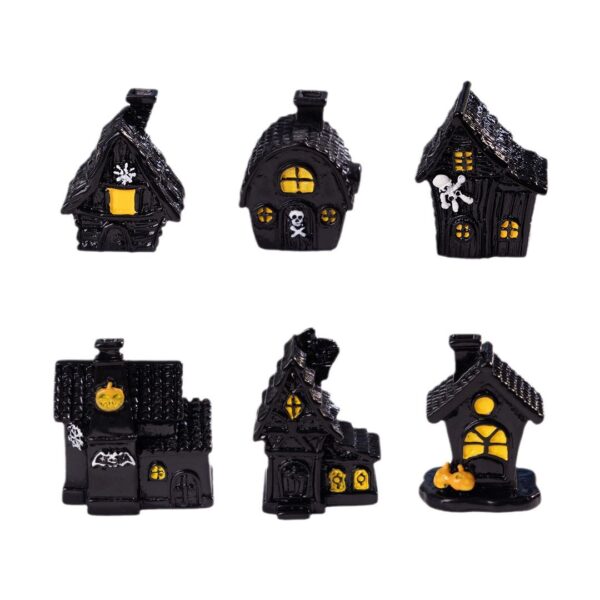 Wholesale Resin Halloween Demon House Miniature Scene Home Decor