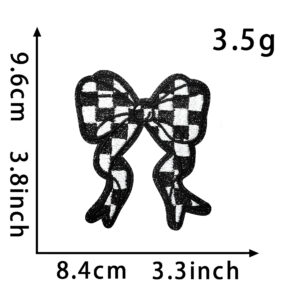 Back hot melt glue*black*bow