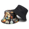 oly-292a9344478d22fa6c49d62fda0a95df Wholesale Halloween Cartoon Double Sided Fisherman Hat Stylish Sun Protection Fashion Accessory