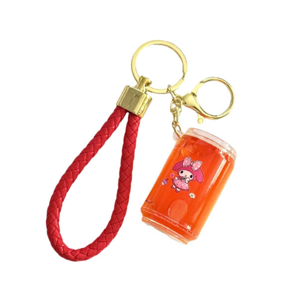 Wholesale Acrylic Crushed Ice Oil-In Keychain Cute Cartoon Design Business Gift Boutique Keychain Accessory OLY Exclusive