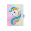 Wholesale A5 Plush Unicorn Notebook with Lock, Chic Journal for Kids and Gift Giving