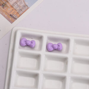 Purple small kt bow