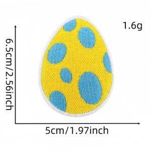 Easter egg cloth stickers 10#