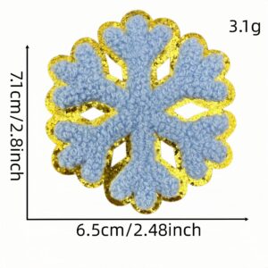 Snowflake cloth sticker 1 #