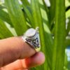 oly-2971d7493a2aacc5ab0754689b43a055 Wholesale Bohemian Moonstone Open Ring Women's Fashion Jewelry Accessory Gift