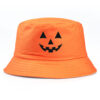 oly-29808bc55c63f48e13c68aa293bba7cb Wholesale Fashion Pumpkin Print Bucket Hat for Unisex Summer Sunshade