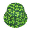 Wholesale Chic St. Patrick's Day Shamrock Print Fisherman Hat for Women