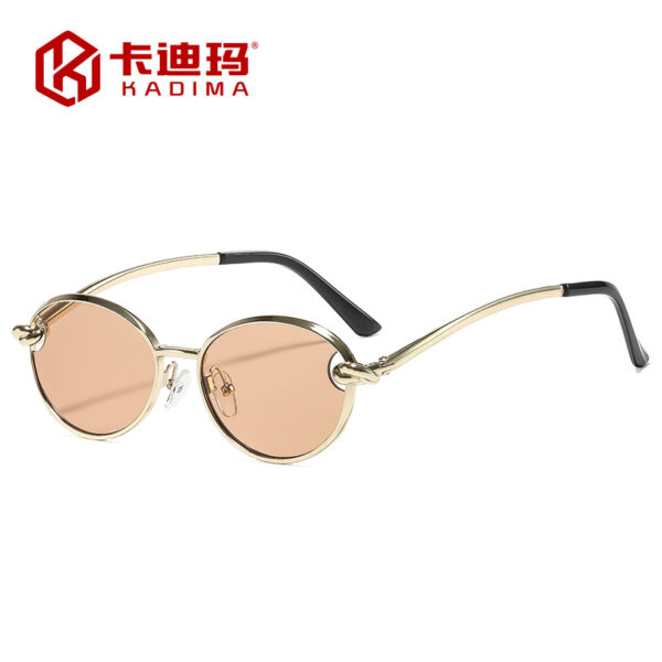 Wholesale Retro Cat Eye Sunglasses Metal Frame UV400 Party Outdoor Fashion Accessory