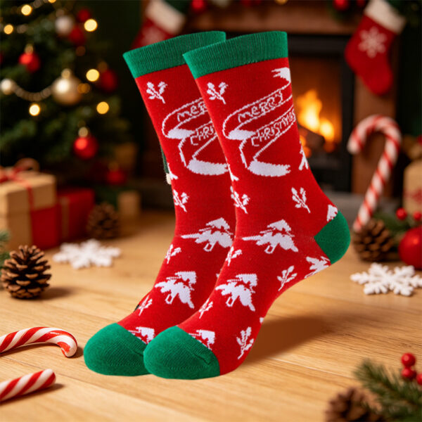 oly-29b3f098a5f2e1508cad55784b057f25 Wholesale Stylish Christmas Socks for Women Cartoon Santa Reindeer Snowman Mid Calf Holiday Fashion Accessory