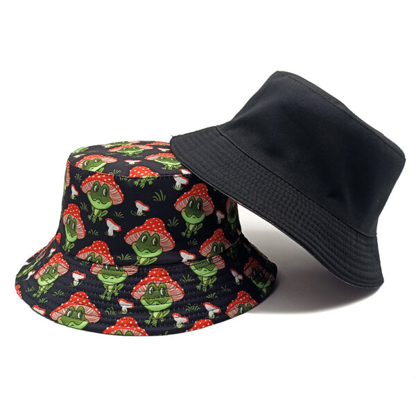 Wholesale Fashion Cartoon Frog Mushroom Bucket Hat for Outdoor Sun Protection Resale