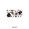 oly-29c91780d349f55420776347a42e76ca Wholesale 5pcs Chic Minimalist Business Woman Book Butterfly Heart Leaf Mixed Decor Prints 16oz Cup UV DTF Wraps
