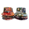 oly-29cafd78f05be875b7e8c804415d4e91 Wholesale Bohemian Printed Sunscreen Bucket Hat for Women Retro Ethnic Fashion Accessory