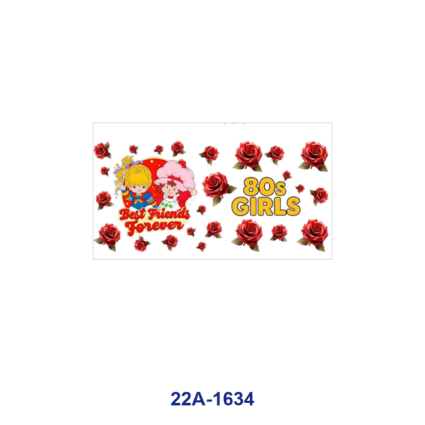 oly-29ce0ed8c1792a69969ebf88184cbb26 Wholesale 5pcs Retro 80S Nostalgic Cartoon Maiden Figure Rose Star Heart Autumn Leaf Mixed Decor Prints 16oz Cup UV DTF Wraps OLY Exclusive