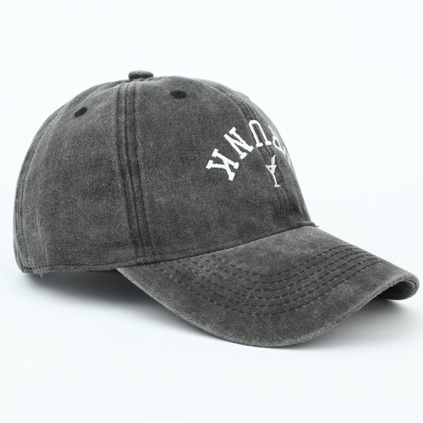 oly-29d777d1dc39af67d352d9eb5a734b85 Wholesale Breathable Soft Top Washed Baseball Cap with Embroidered Letter Stylish Casual Hat for Everyday Wear
