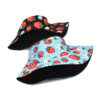Wholesale Strawberry Pattern Fisherman Hat Fashion Sunscreen Hat for Students Casual