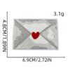 oly-2a0c4507295f8faecfa26a195fa39258 Wholesale Cute Pink Lace Heart and Bow Embroidered Patches for Women's Clothing, Fashion Accessory