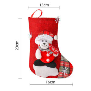 Linen medium sock bear [23*16cm21g]