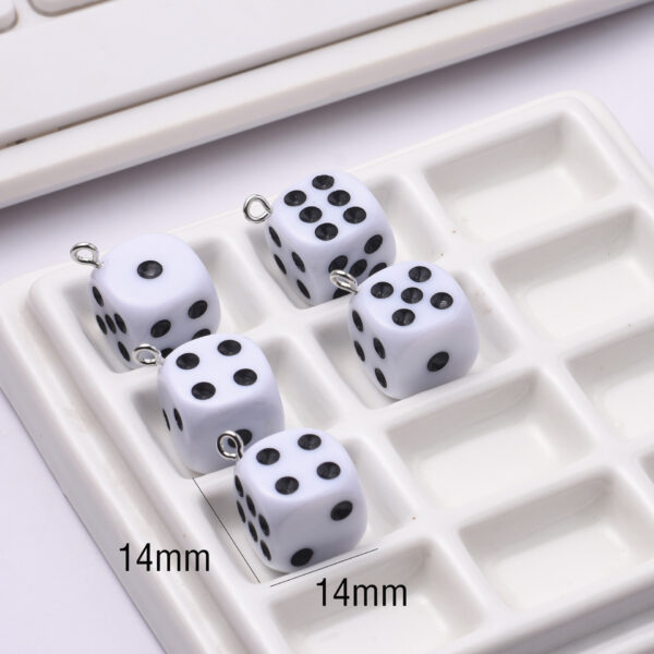 oly-2a1462a1675438253d39156cb0533d6b Wholesale Acrylic Solid Color Dice Beads for Bag Charm Keychain DIY Accessories