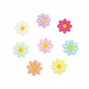 Mini size mixed cloth stickers 8 pack
